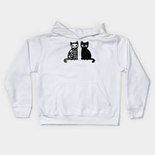 Halloween Black Cats Kids Hoodie